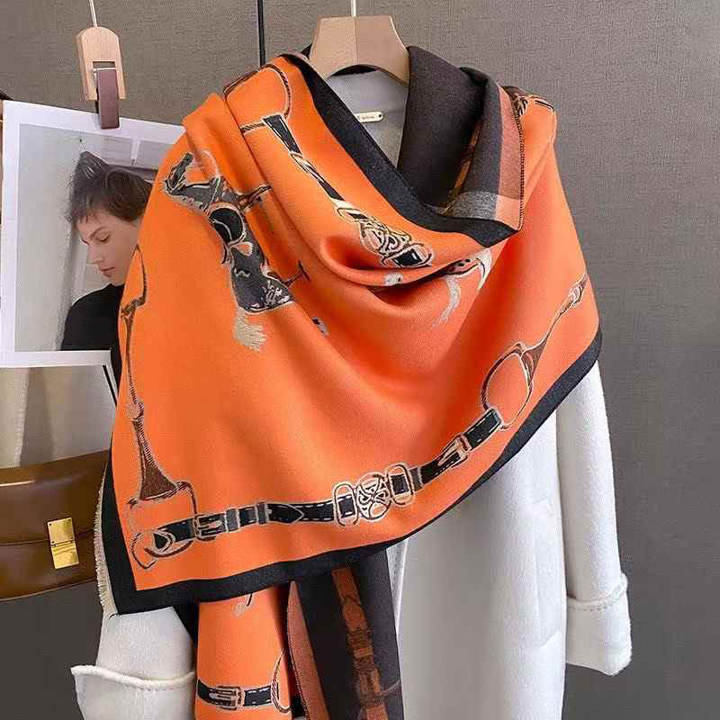 Muffler Men Wool - Ретро райдерский шарф из искусственного кашемира,