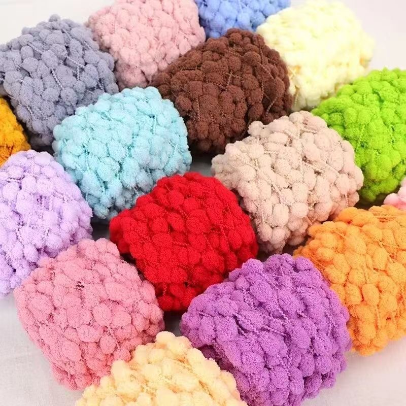 Woven Scarf Blanket - 100 г пряжи Pom Pom, разноцветная,