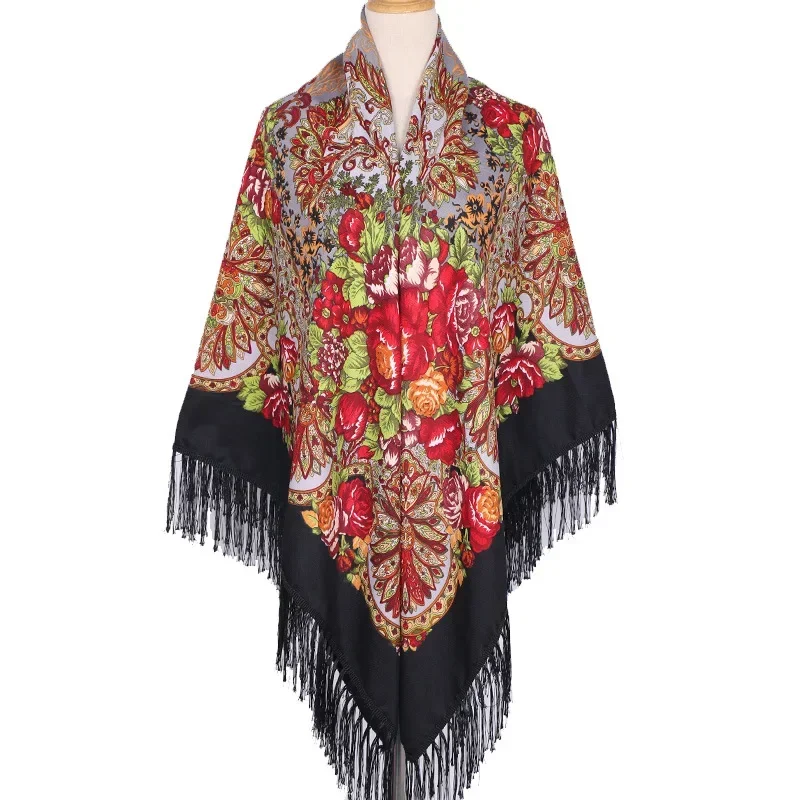 160*160 см этнический большой  – обзор и цена Woven Scarf Blanket