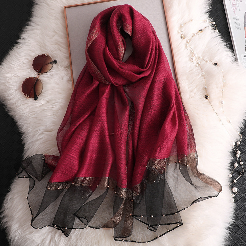 Роскошный дизайнерский хиджаб  – обзор и цена Scarf Silk Square