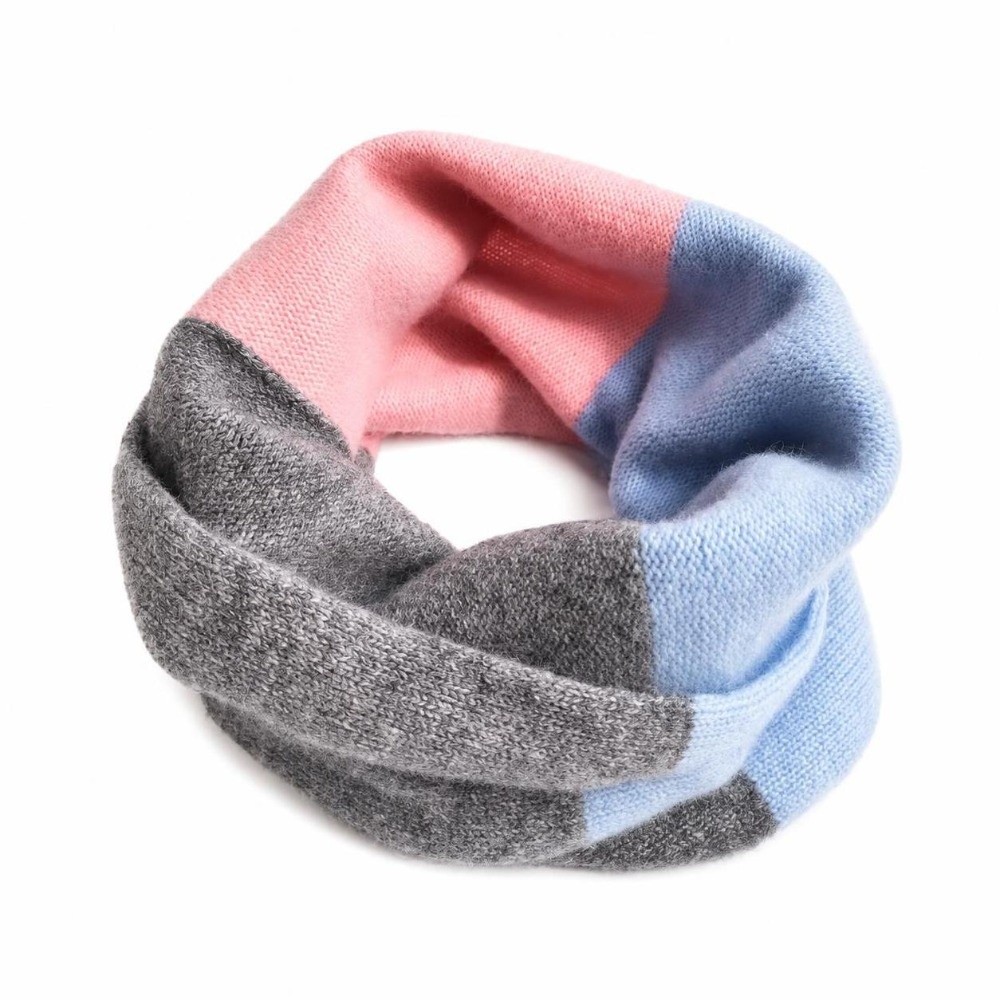 Мягкий шарф-бандана с цветными – обзор и цена Infinity Scarf Knit