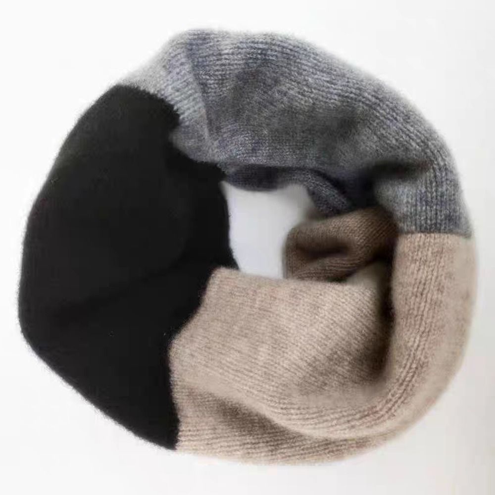 Мягкий вязаный шарф с цветными – обзор и цена Infinity Scarf Knit