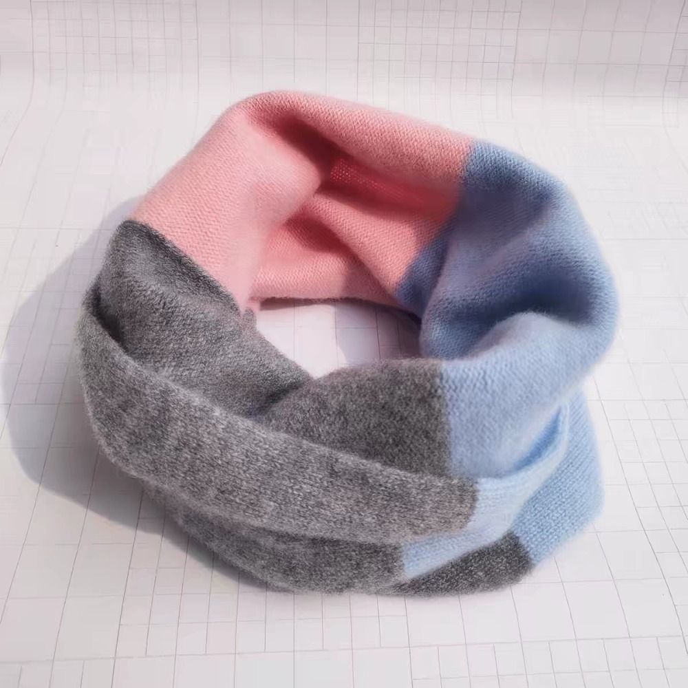 Мягкий вязаный шарф с цветными – обзор и цена Infinity Scarf Knit